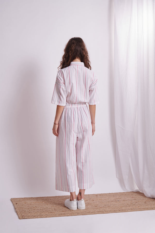 The Plavate I Poselok Here I go again Jumpsuit Cotton 4 Colour Stripes Daily Collection AW22-24 - Shop Cult Modern