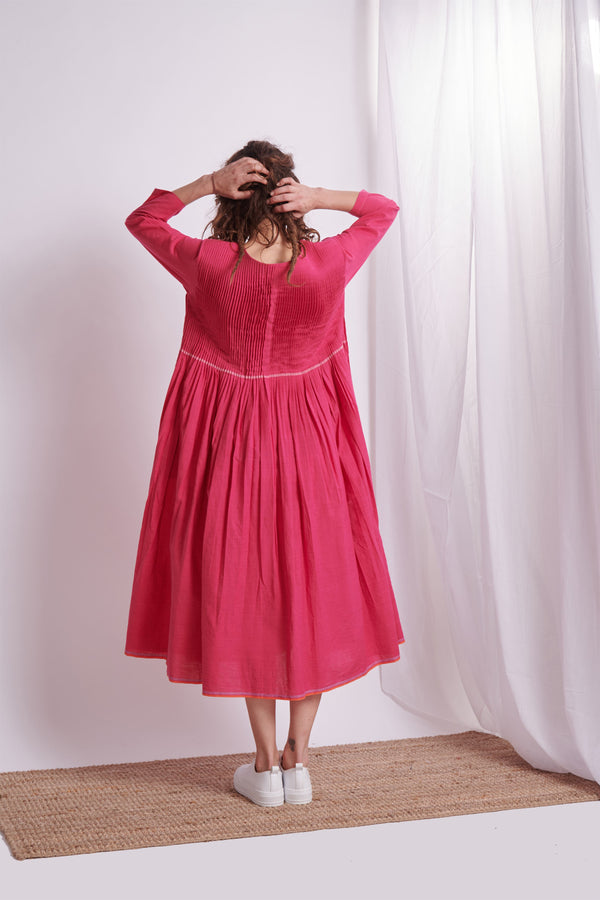 The Plavate I Sosnovy I love breaks Dress Cotton Pink Daily Collection AW22-02 - Shop Cult Modern