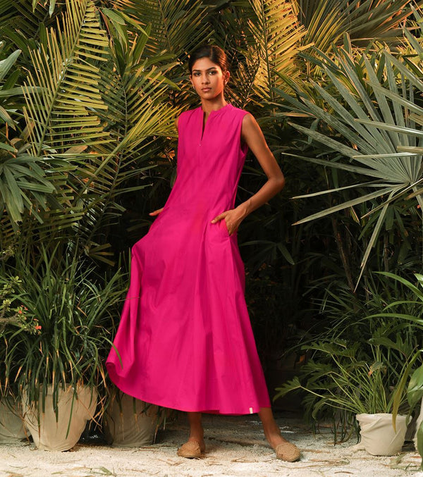 Khara Kapas   -   Hidden Treasure  Pink Pale Moon Dress - Another Day in Paradise - Shop Cult Modern