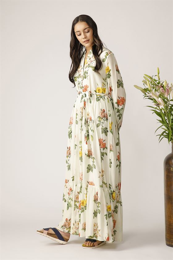 Payal Pratap   -   Vitis Floral Dress  Morning Glory - Shop Cult Modern