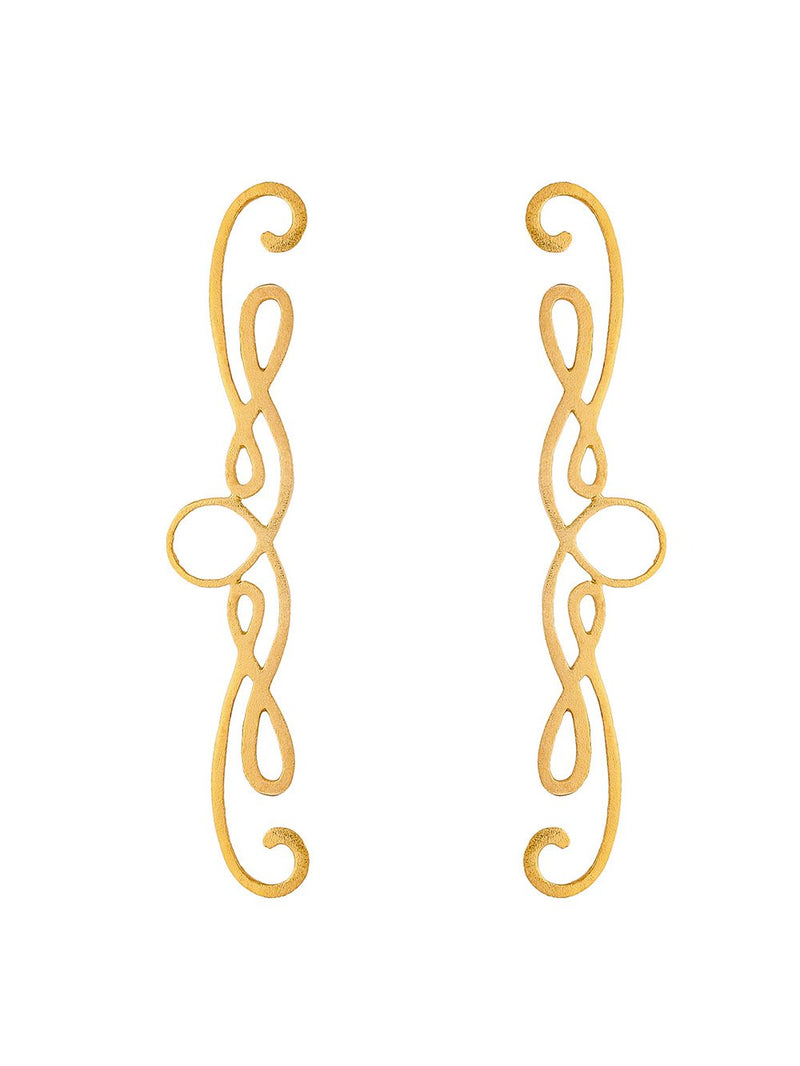 Zohra   I   Earrings Anais Handcrafted Gold Plated - Shop Cult Modern