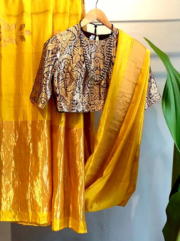 Raw Mango - blouse-hassan-silk-brocade - Shop Cult Modern