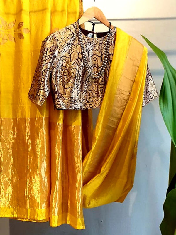 Raw Mango - blouse-hassan-silk-brocade - Shop Cult Modern