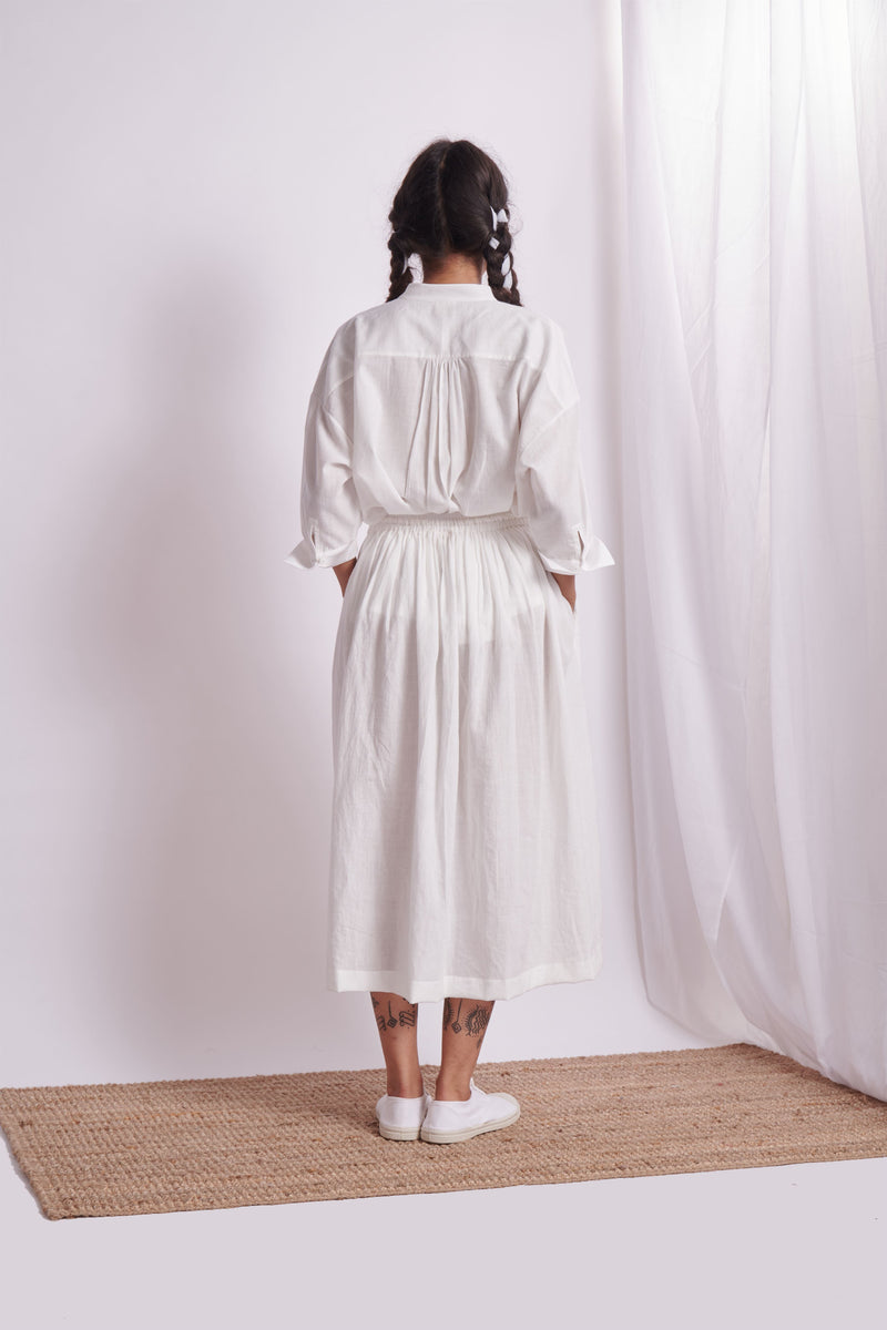 The Plavate I Moskva Happy days are here Co- ord Set Cotton White    Daily Collection AW22-39 - Shop Cult Modern