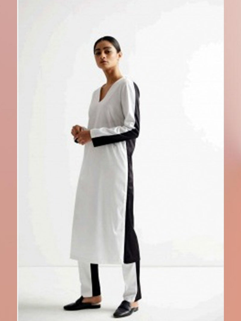 Kshitij Jalori   I   Kurta Pant Set White - Shop Cult Modern