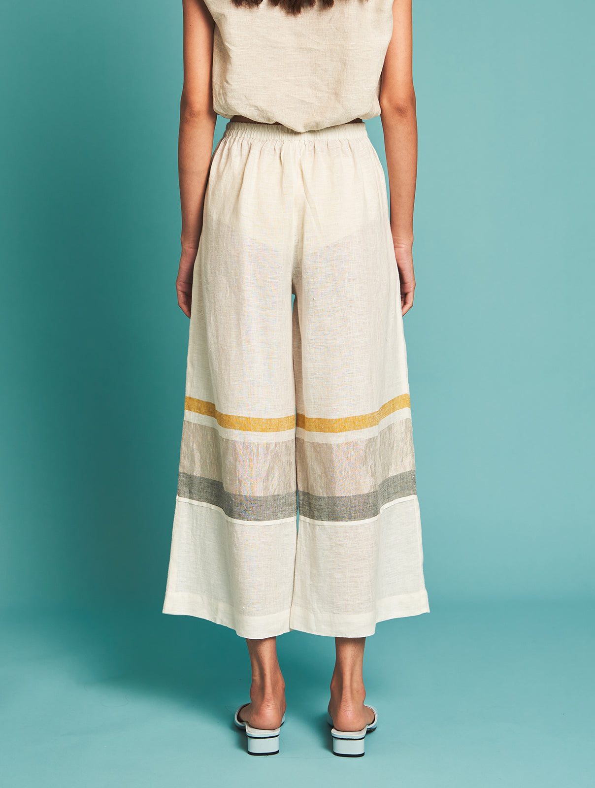 Shop Ivory Lounge Pants by Manan | Shop Cult Modern