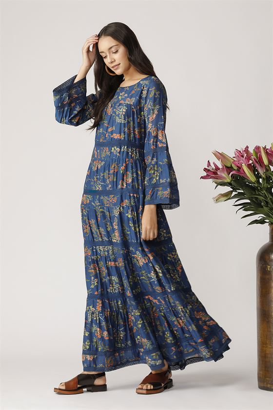 Payal Pratap   II   Morning Glory Alpine Printed Dress - Shop Cult Modern