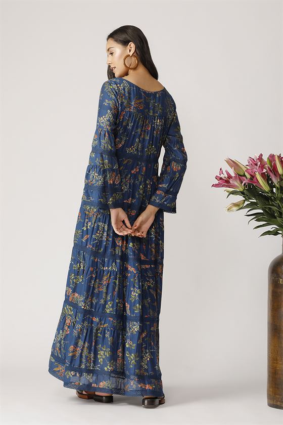 Payal Pratap   II   Morning Glory Alpine Printed Dress - Shop Cult Modern