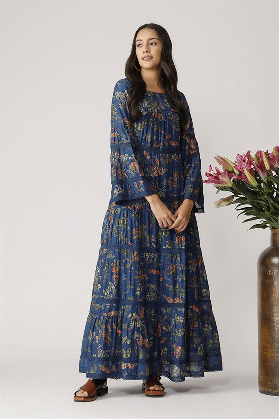 Payal Pratap   II   Morning Glory Alpine Printed Dress - Shop Cult Modern