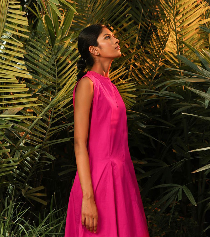 pink moon dress The Hibiscus Maxi Dress