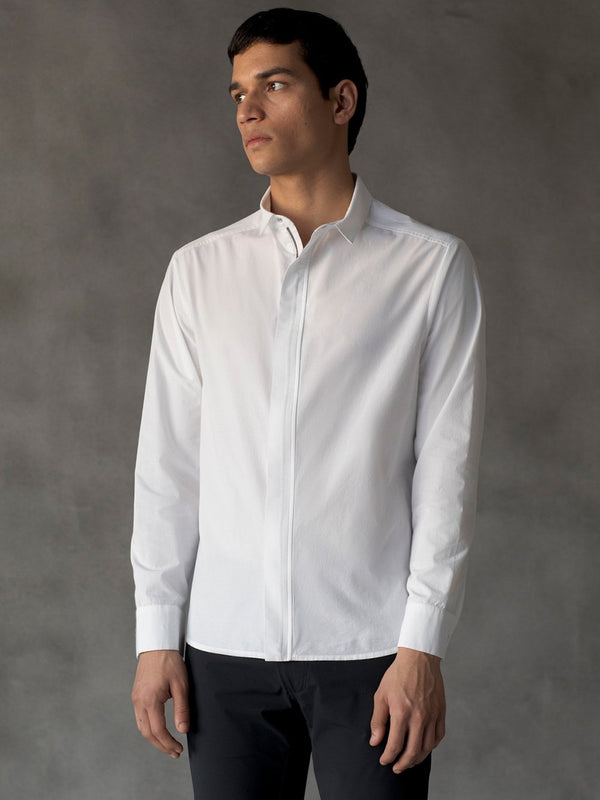 Perona   I   Shirt Luan In White - Shop Cult Modern