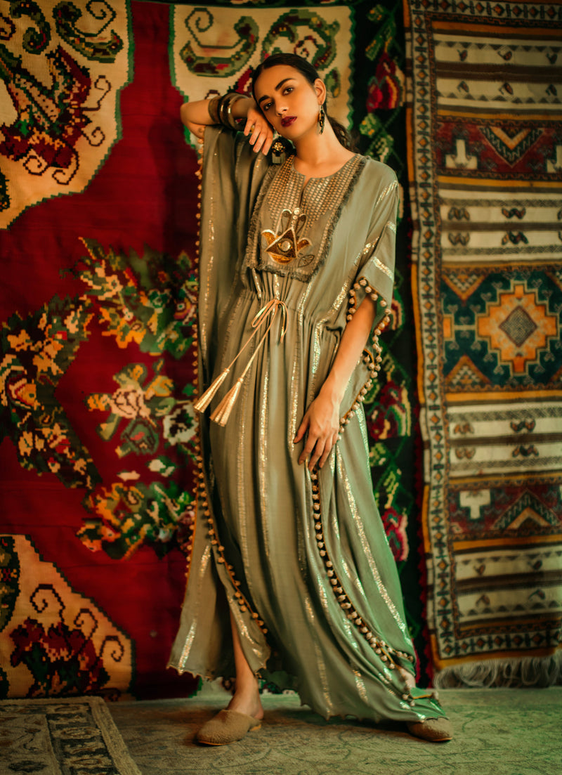 Printed Kaftan In Lightweight Cotton | Kaftan pattern, Women's fashion  dresses, Kaftan designs