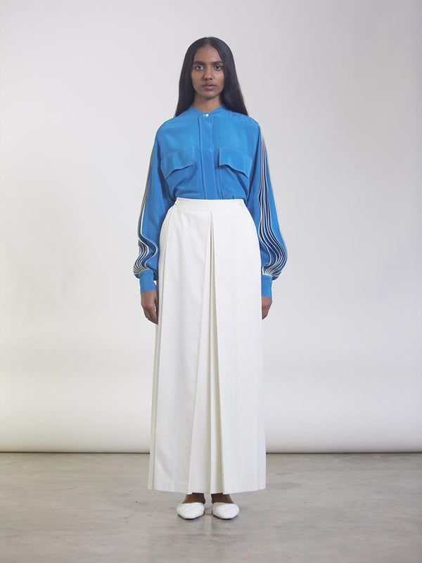 Bodice   I   Pants-Made-In-A-Crisp-Tailored-Fabric-These-High-Waisted-Culottes-Have-A-Wide-Leg-Fit-With-Box-Pleats-They-Also-Feature-Pockets-On-Each-Side - Shop Cult Modern