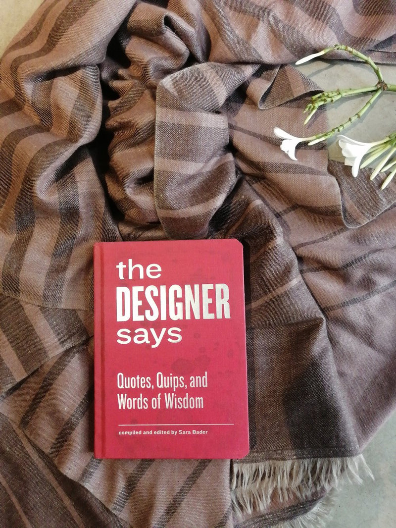 Papress   I   Book : The Designer Says - Quotes, Quips, And Words Of Wisdom by Sara Bader - Shop Cult Modern