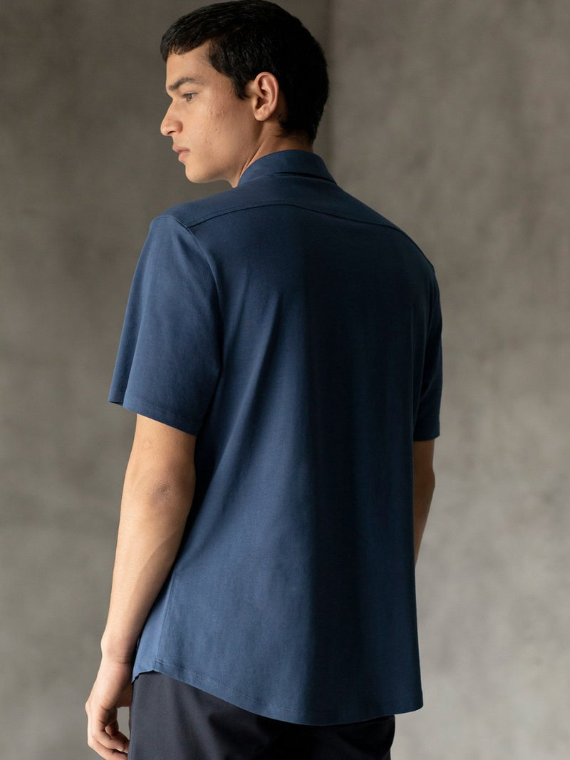 Perona   I   Shirt Oshin In Oxford Blue - Shop Cult Modern