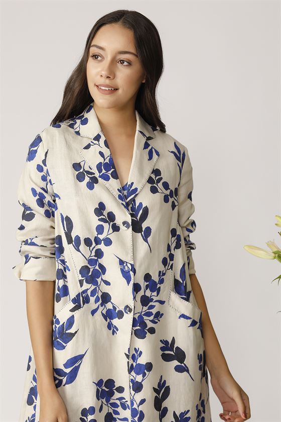 Payal Pratap   II  Morning Glory  Luca Printed Jacket - Shop Cult Modern