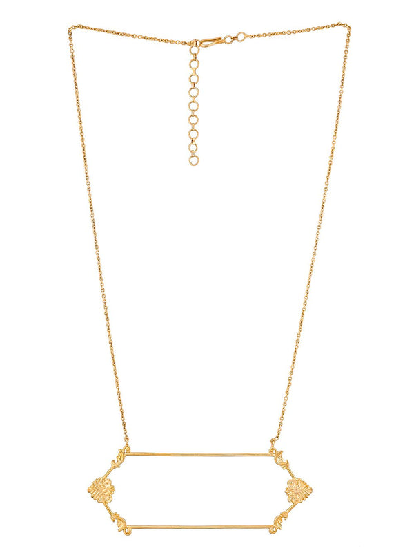 Zohra   I   Necklace Charpente Handcrafted Gold Plated - Shop Cult Modern
