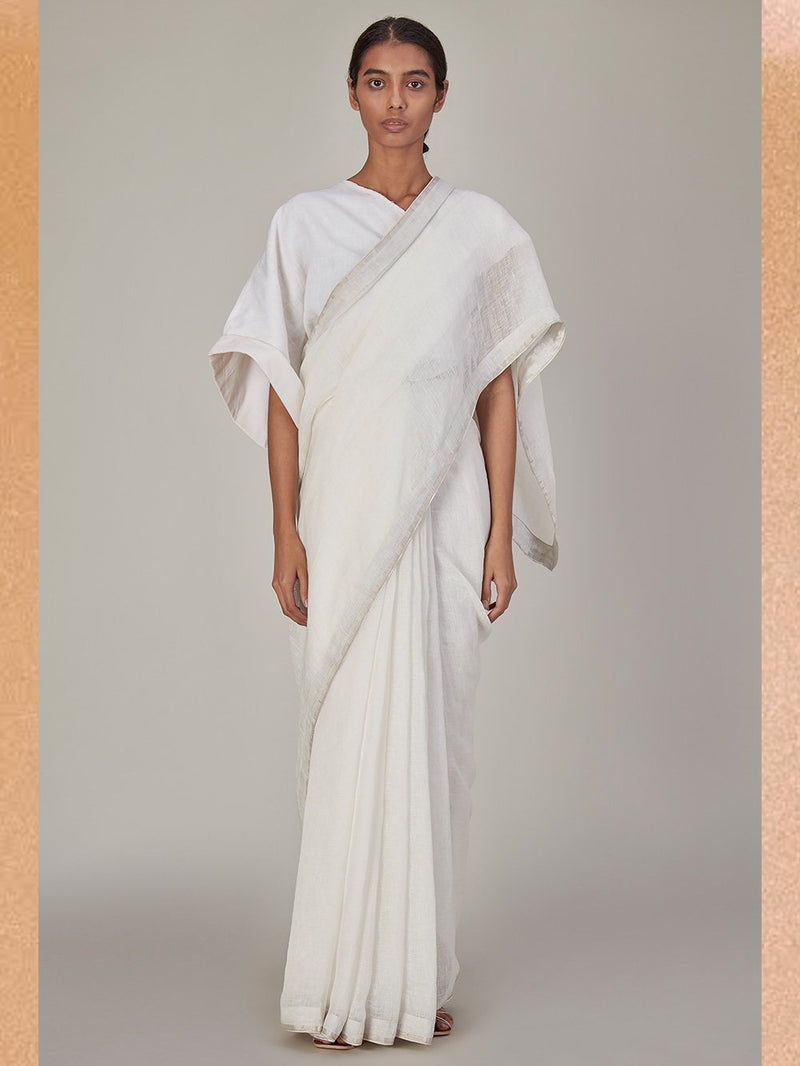 Anavila  I   basic-line-sari-zari-finsh - Shop Cult Modern