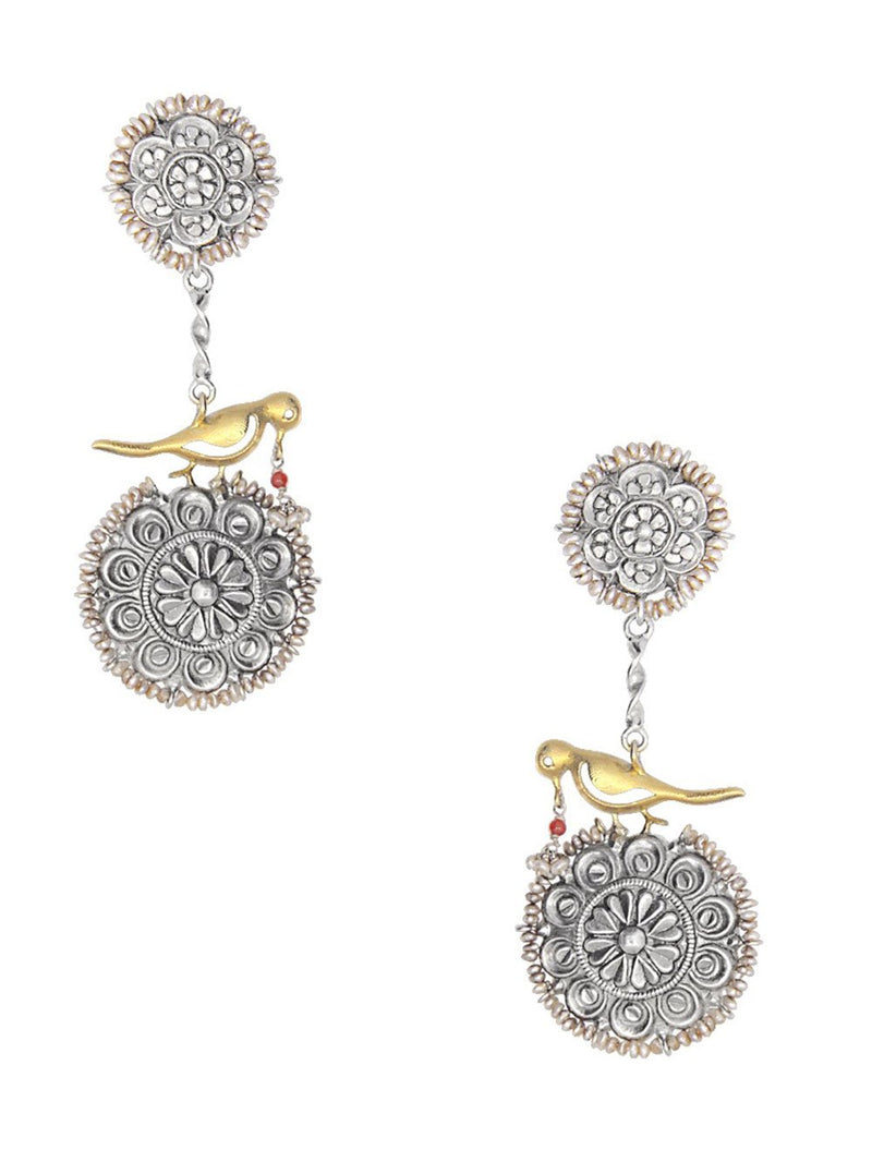 Sheetal Zaveri-Dastur Earring Silver Handcrafted G - Shop Cult Modern