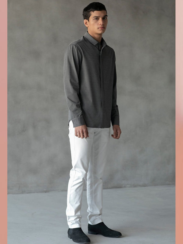 Perona   I   Bottoms - Trousers Isaac In White - Shop Cult Modern