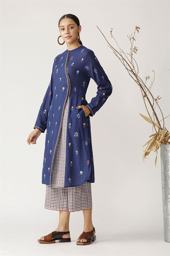 Payal Pratap   -   Ginkgo Multi Embroidered Tunic - Shop Cult Modern
