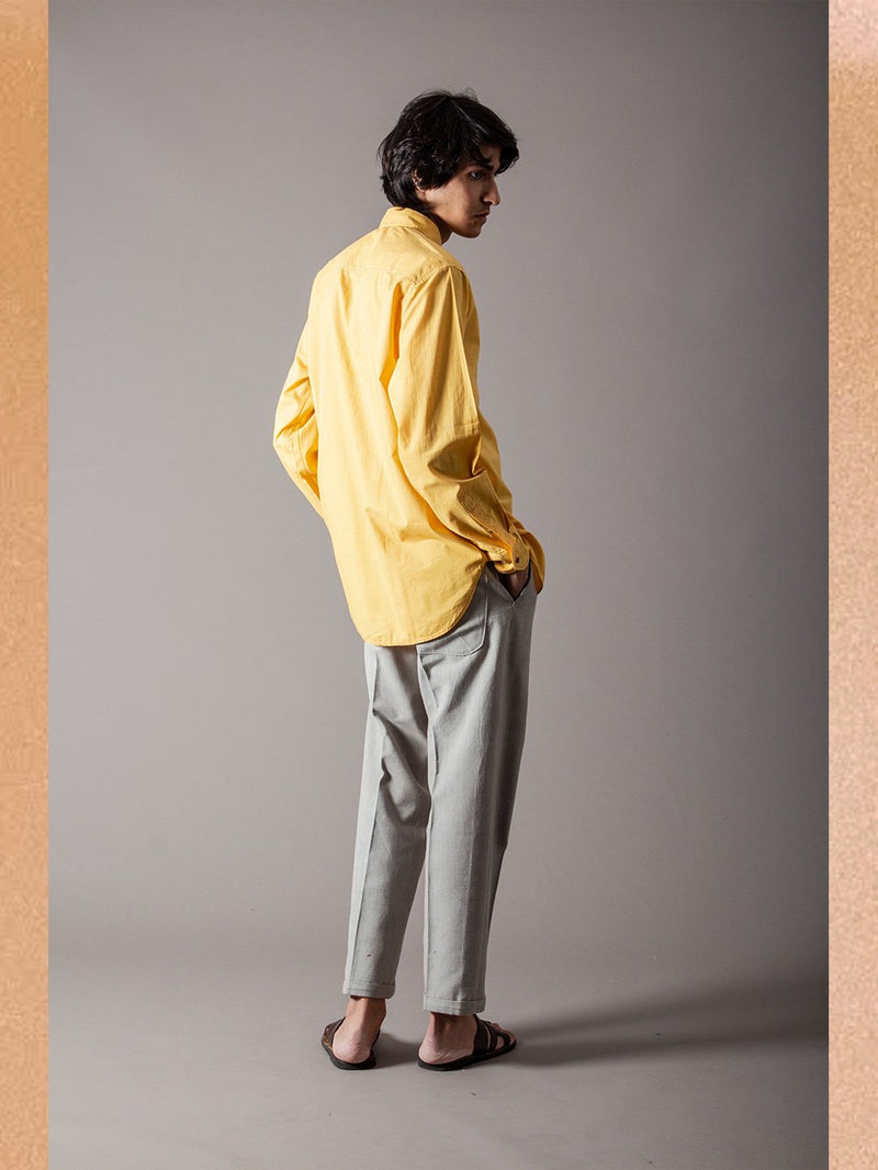 SUKETDHIR   I   SD Manmauji Shirt | Cotton | Mustard - Shop Cult Modern