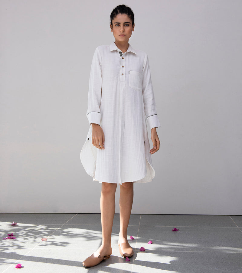 Khara Kapas A-Line Of-The-Lily Dress - Shop Cult Modern