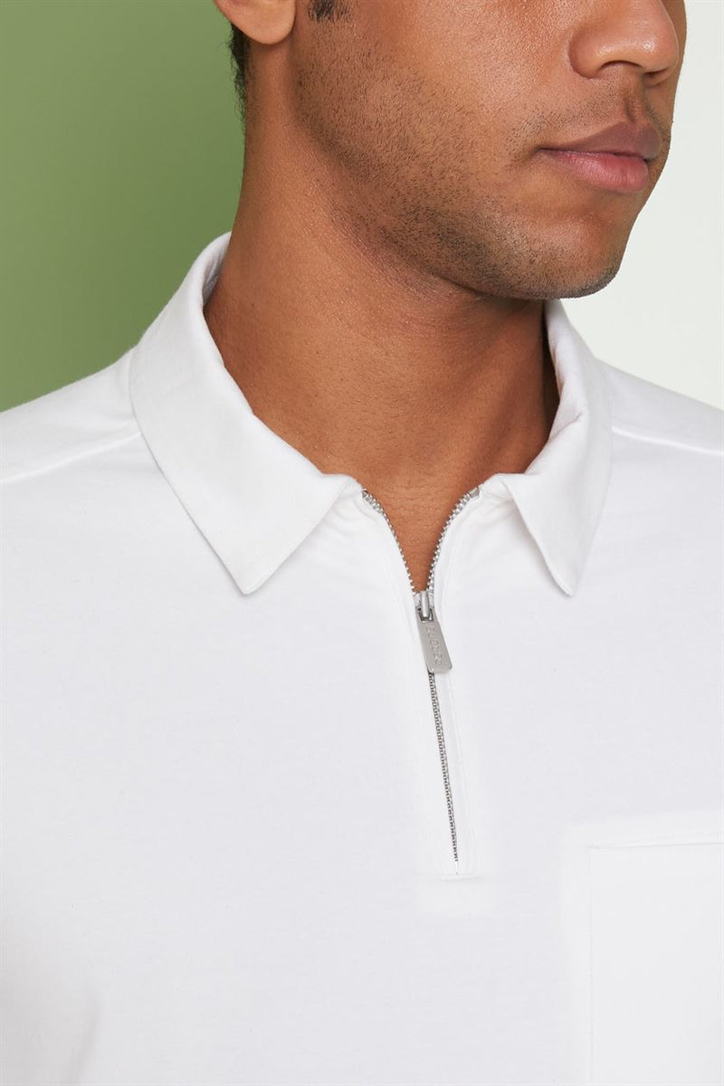 Perona   I   Mens-Thirts & Polos -Polos -Aaron-Pma-Fv21-3010-White  AS8323 - Shop Cult Modern