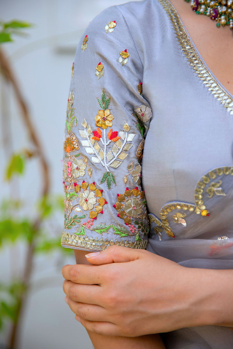 Krishne Blouse & Saree Tassels: Saree Pallu Embroidery | Baby Foot Pallu |  Bengaluru
