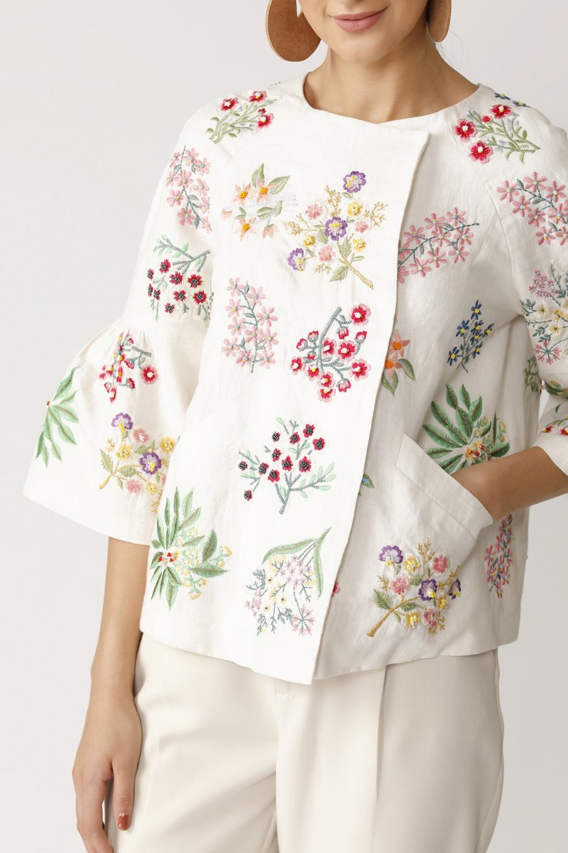 Payal Pratap   -   Payal Pratap   -   Alder Embroidered Jacket - Shop Cult Modern