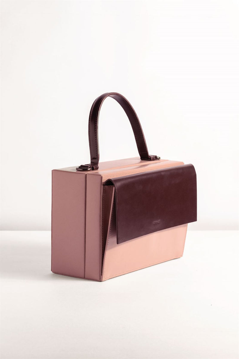 Tanned   I   Box Bag      Dusty  Rose  TO/BB-DR  I Leather Bag - Shop Cult Modern