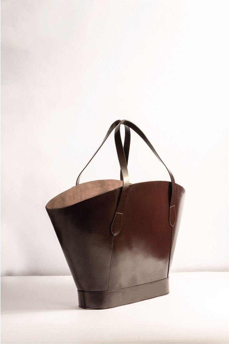 Tanned   I   Bucket Bag    Tote  Cherry   TO/BU-CH  I Leather Bag - Shop Cult Modern
