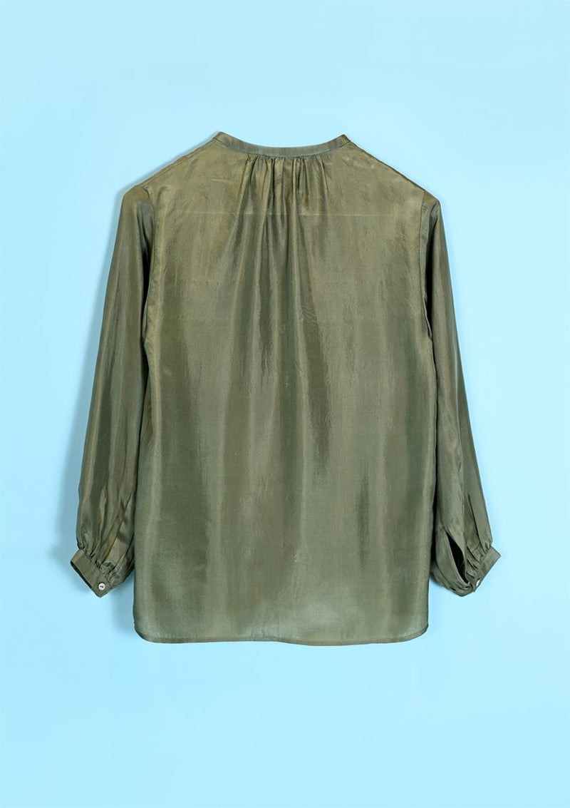 Perona   I   Womenshirts & Topshirts -Carlo-Pwa-Fv21-1102-Pine Green  AS7650 - Shop Cult Modern