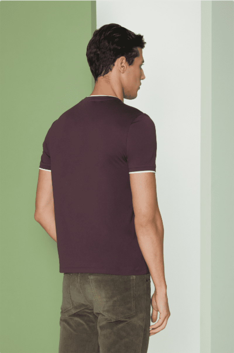 Perona   I   Mens-Thirts & Polos -Thirt-Casey-Pma-Fv21-1010-Wine  AS7539 - Shop Cult Modern