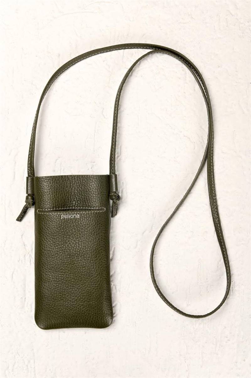 Perona   -   Women-Leather Goods-Bags & Accessories -Clare-Pwb-Ss24-543-N/A-Dark Olive - Shop Cult Modern