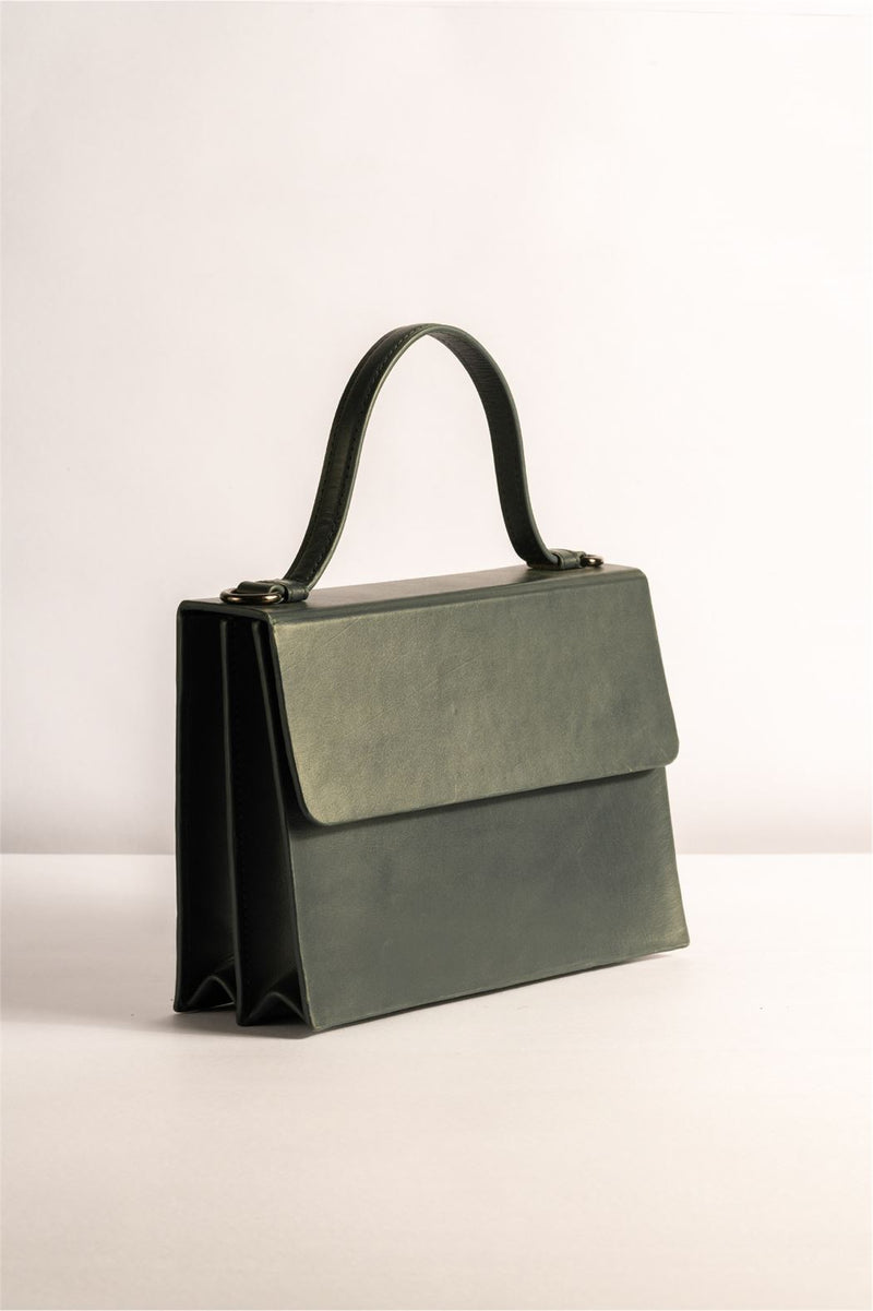 Tanned   I   Carrie Bag      Dark Green  TO/CB-DG  I Leather Bag - Shop Cult Modern