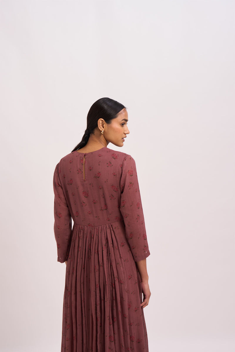 Dot   I   Revati Shamal printed kurta Set  Cotton Fabric is used in Batwa  Rose wood  SS22-PR-101 - Shop Cult Modern