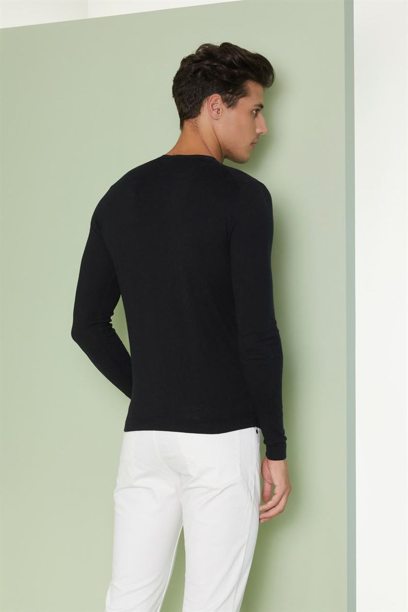 Perona   I   Mensweaters & Cardigansweater-Drake-Pma-Fv21-3081-Black  AS8253 - Shop Cult Modern