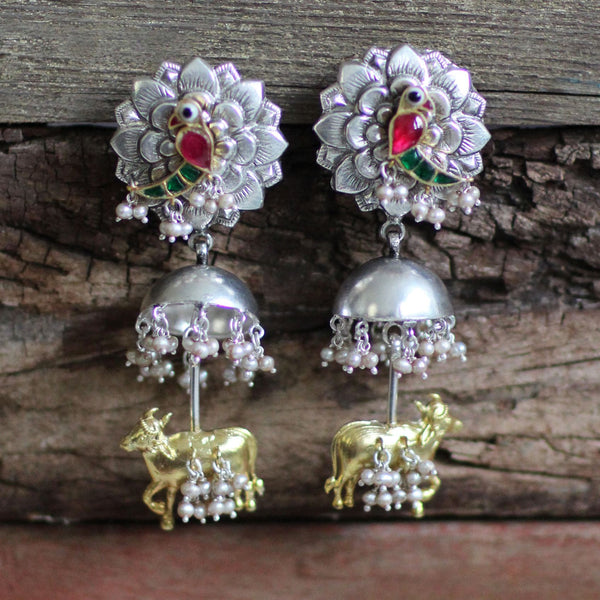 Sheetal Zaveri   I   Dhriti Earrings Hancrafted Earrings, Natural pearls used.  SZ-E75a - Shop Cult Modern