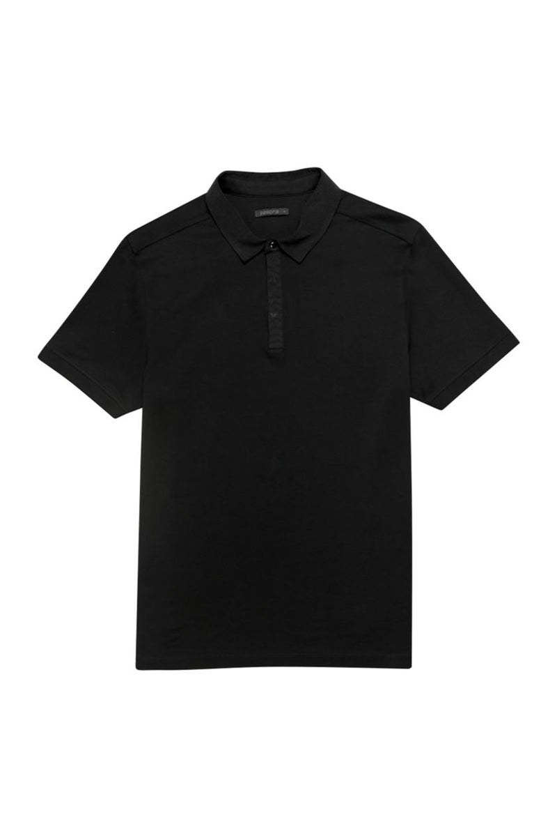 Perona   -   Mens-T-Shirts & Polos -Polos -Eathan-Pma-Ss24-00012-S-Black - Shop Cult Modern