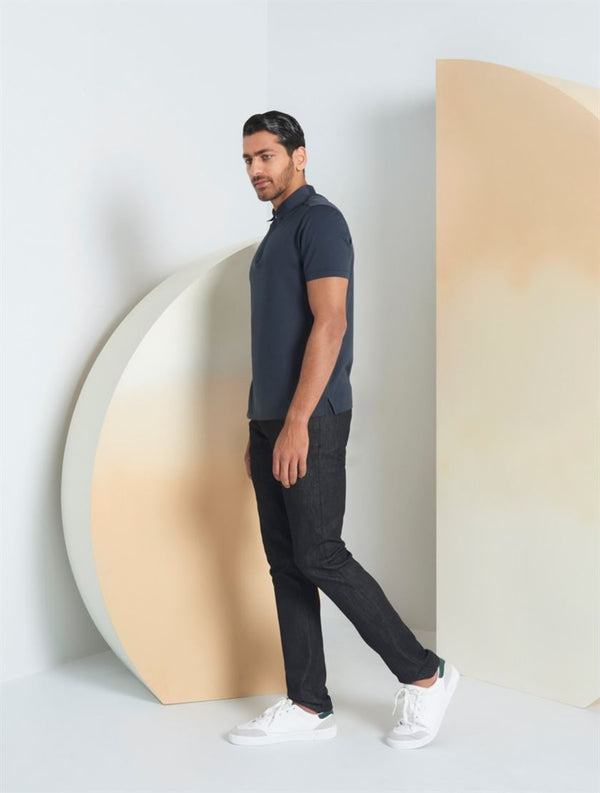 Perona   -   Mens-T-Shirts & Polos -Polos -Eathan-Pma-Ss21-00012-S-Navy - Shop Cult Modern