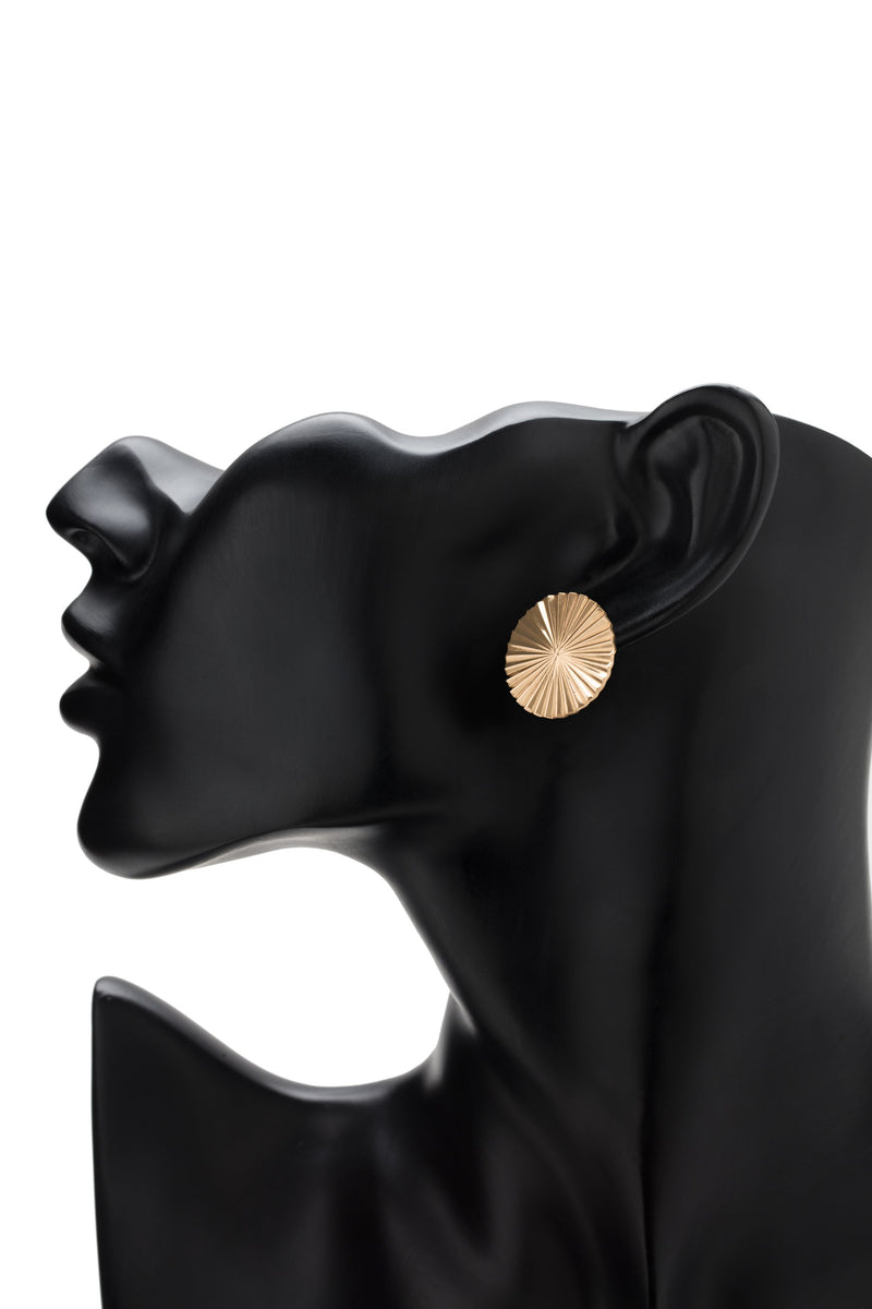 Studio Tara   I   Mulino 18K Yellow Gold Disk Studs - Shop Cult Modern