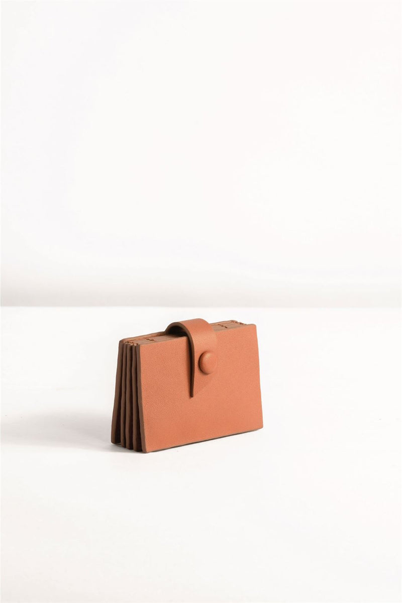 Tanned   I   Essential Pouchette  Classic Thin Strap    Burnt Orange  TO/EP-BO  I Leather Bag - Shop Cult Modern