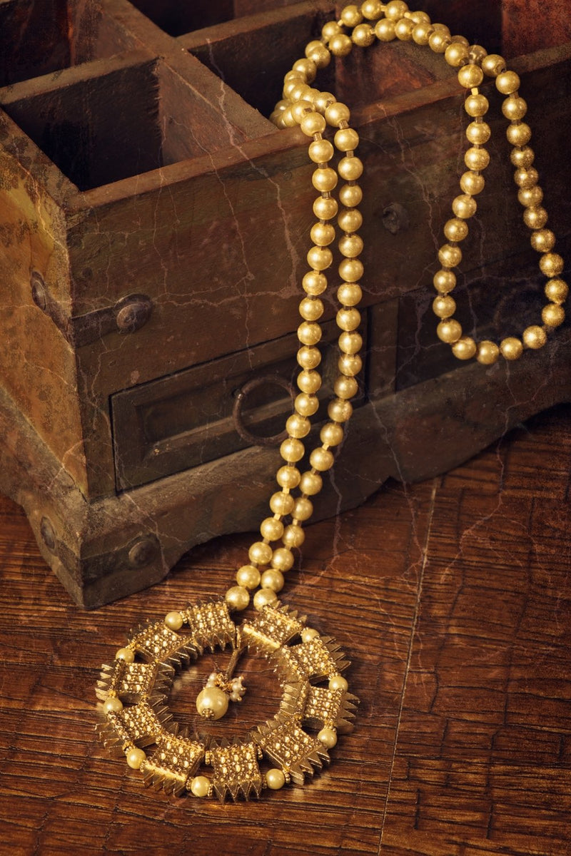 House Of Tuhina  -   House Of Tuhina Rani Pearl Necklace - Shop Cult Modern