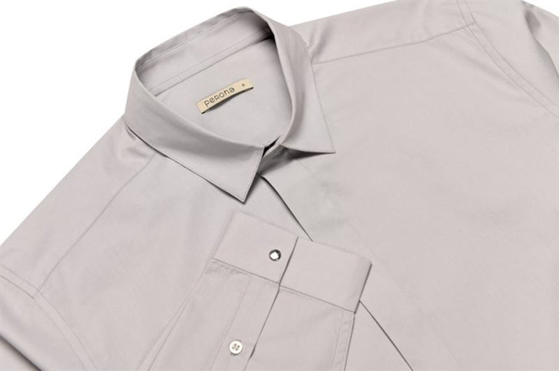 Perona   -   Mens-Shirts-Shirts-Finley-Pma-Ss24-350-S-Cement Grey - Shop Cult Modern