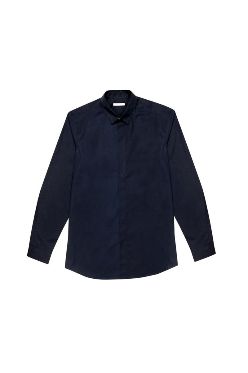 Perona   -   Mens-Shirts-Shirts-Finley-Pma-Ss24-350-S-Navy - Shop Cult Modern