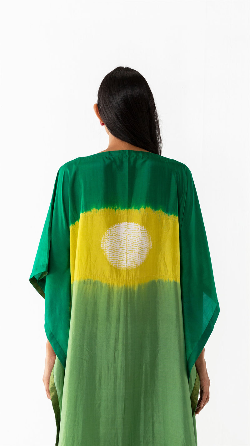 Studio Medium   I   Shibori Ponsot I SEE YOU KAFTAN - GREENPOL 13 - Shop Cult Modern