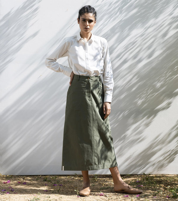 Khara Kapas   I    Garden Grove Long Skirt - Shop Cult Modern