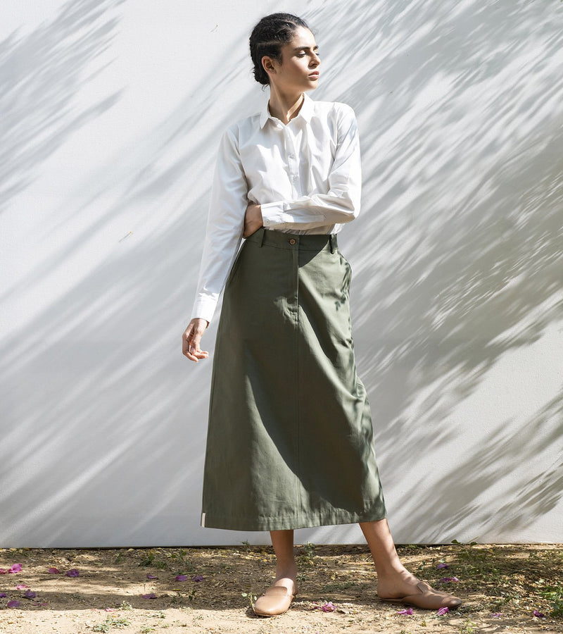 Khara Kapas   I    Garden Grove Long Skirt - Shop Cult Modern