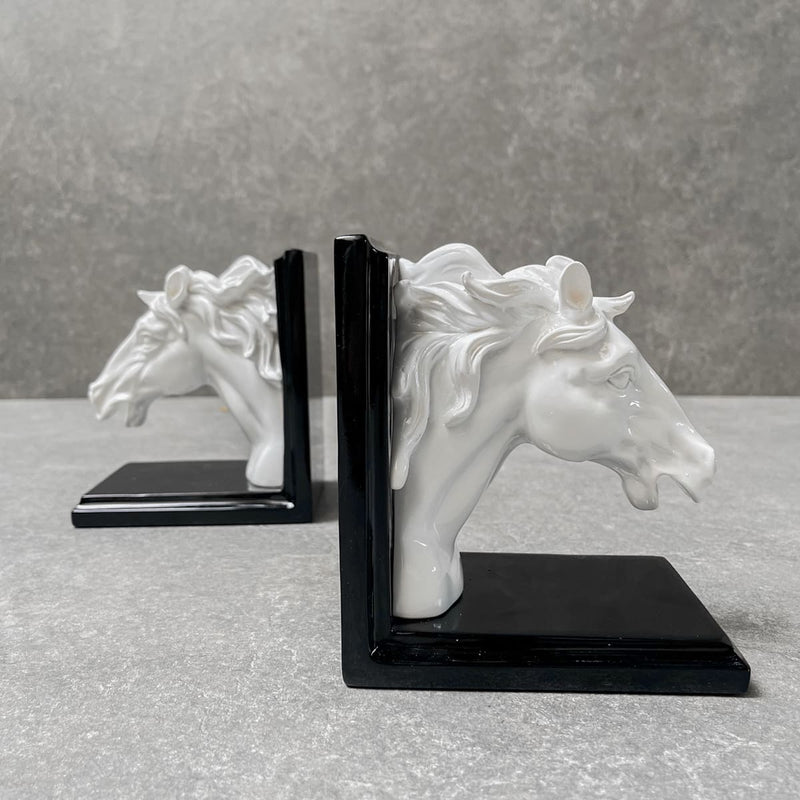 Edit House & Home-Home Artisan Wilbur Horse Bookends - Shop Cult Modern